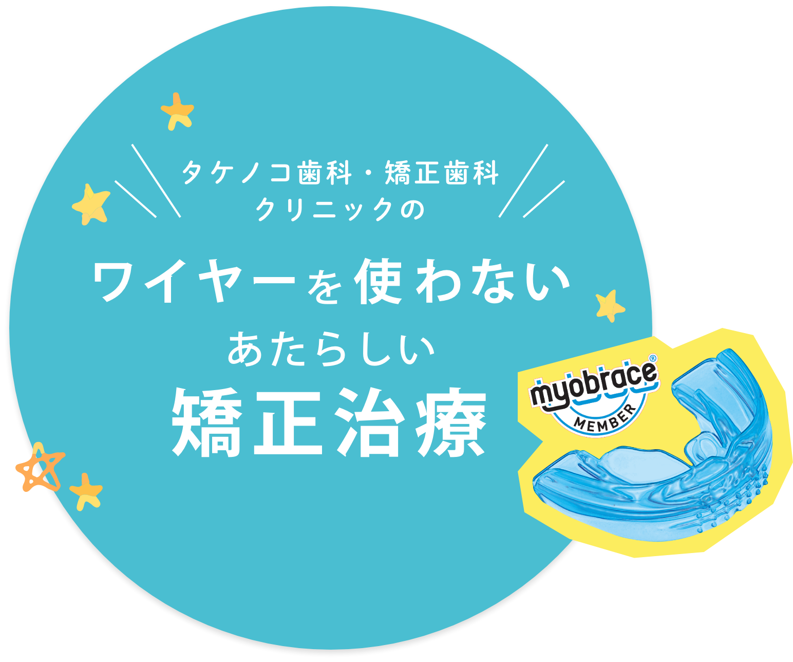 タケノコ歯科・矯正歯科クリニックのワイヤーを使わないあたらしい矯正治療